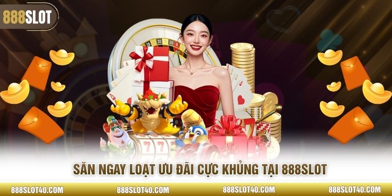 Săn ngay loạt ưu đãi cực khủng tại 888SLOT